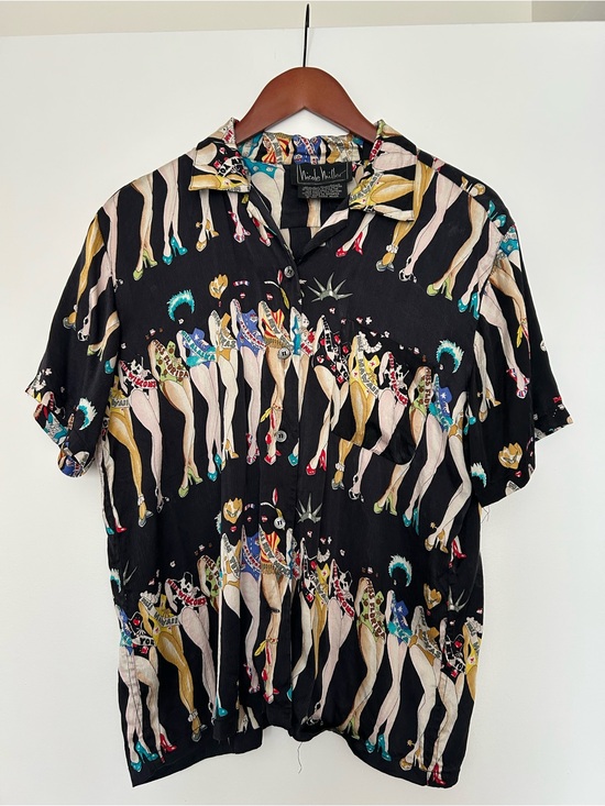 Nicole Miller Tops - Nicole Miller Rare, vintage, limited edition print 50 States silk blouse